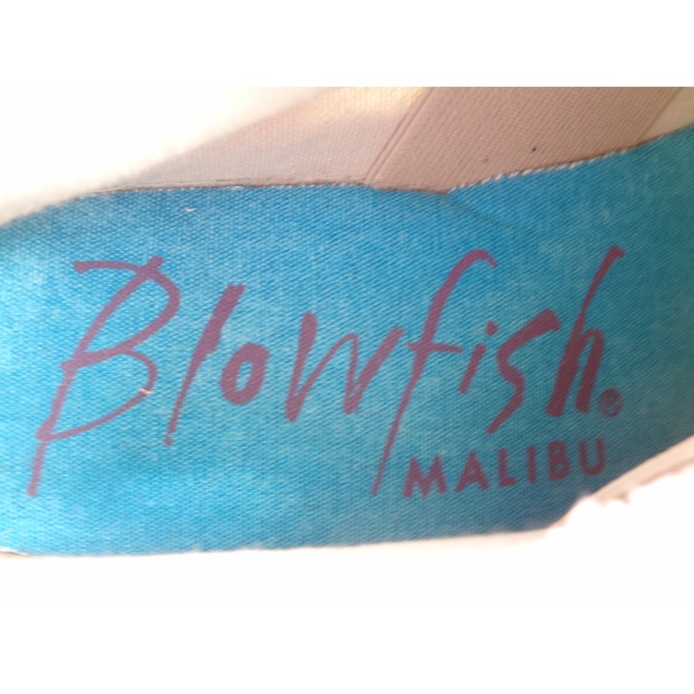 Blowfish Malibu Marley Womens Grey Snakeskin Canvas Slip On Sneakers Size 9 - Picture 11 of 11